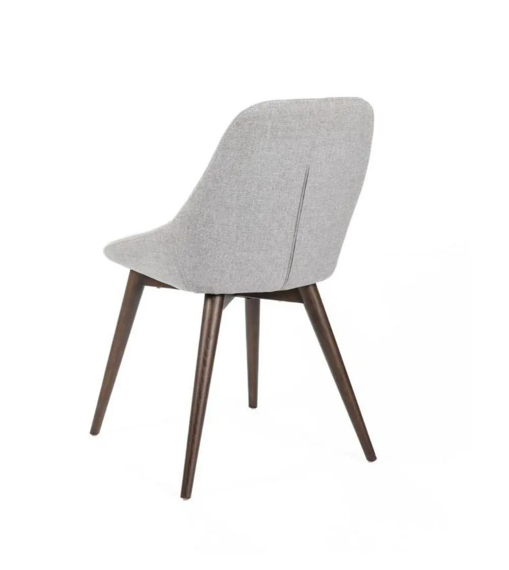 Set 4 Sedie Astrid Grigio Chiaro -...