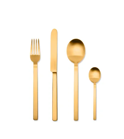 Ensemble de Couverts Stile Ice Or by Pininfarina de 24...