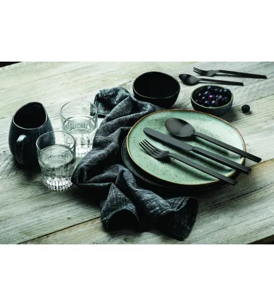 Servizio 24 Posate Stile Oro Nero by Pininfarina - Mepra 2