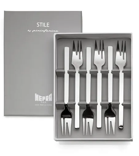 Mepra - Stile by Pininfarina 6er-Pack Dessertgabeln