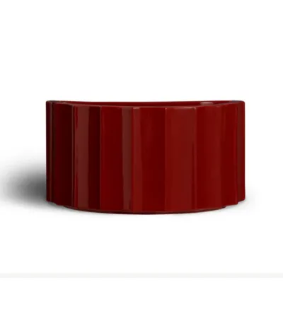 Jarrón De Pared Rojo Colección Torsi OBJ00111 - Bitossi...