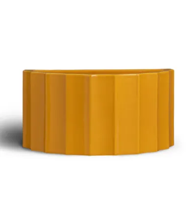 Bitossi Ceramiche - OBJ00112 Yellow Wall Vase Torsi...