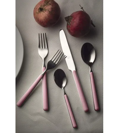 Servizio 24 Posate Fantasia Rosa - Mepra 2