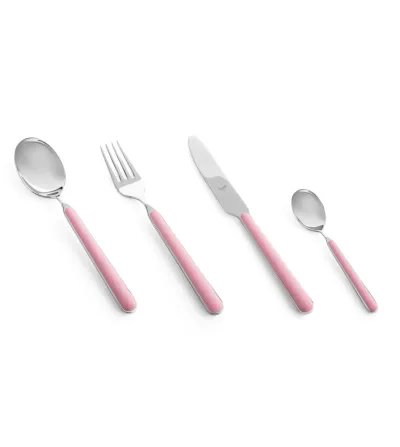 Ensemble de Couverts de 24 Pièces Fantasia Rose Clair -...