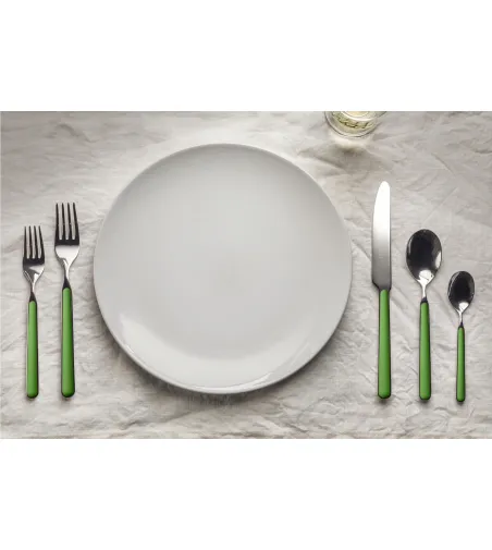 Mepra - Fantasia Apple Green 24 Piece Cutlery Set