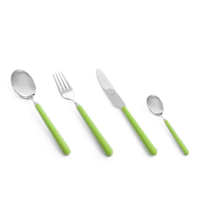 Ensemble de Couverts de 24 Pièces Fantasia Vert Acide -...