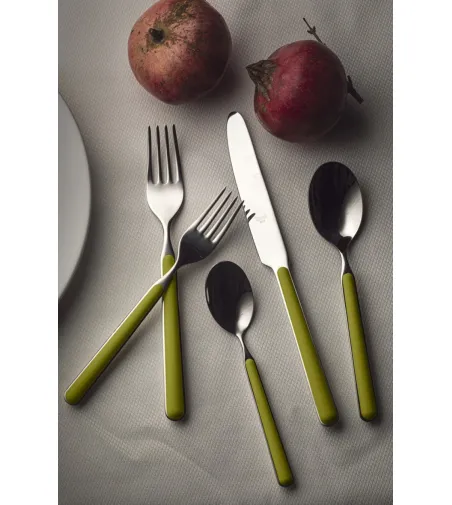 Mepra - Fantasia Oliva Green Cutlery Set