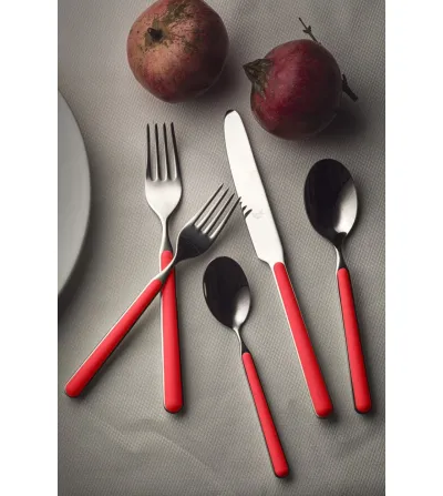 Mepra - Fantasia Red 24 Piece Cutlery Set 2