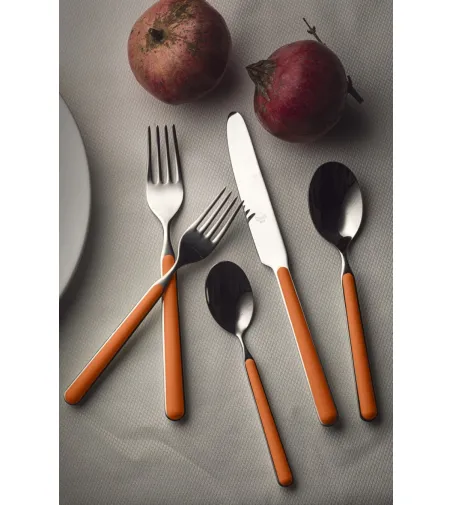 Mepra - Fantasia Orange 24 Piece Cutlery Set