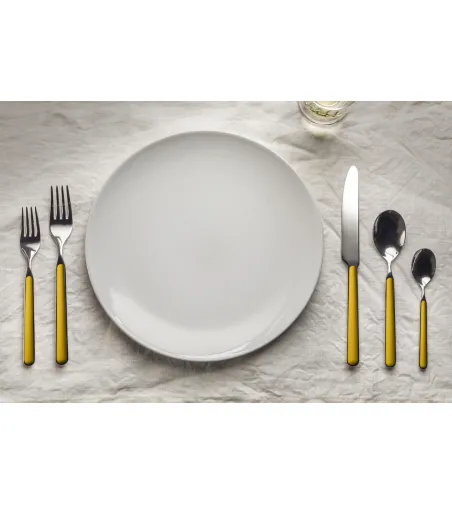 Mepra - Fantasia Yellow 24 Piece Cutlery Set
