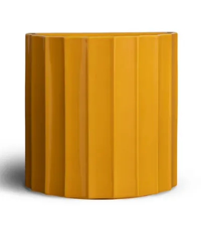 Vase Mural Jaune Moyen Collection Torsi OBJ00102 -...