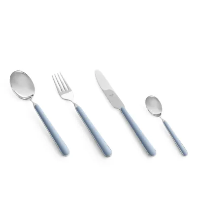 Ensemble de Couverts de 24 Pièces Fantasia Bleu Clair -...