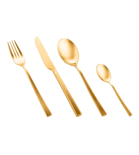 Mepra - Atena Ice Gold 24 Piece Cutlery Set
