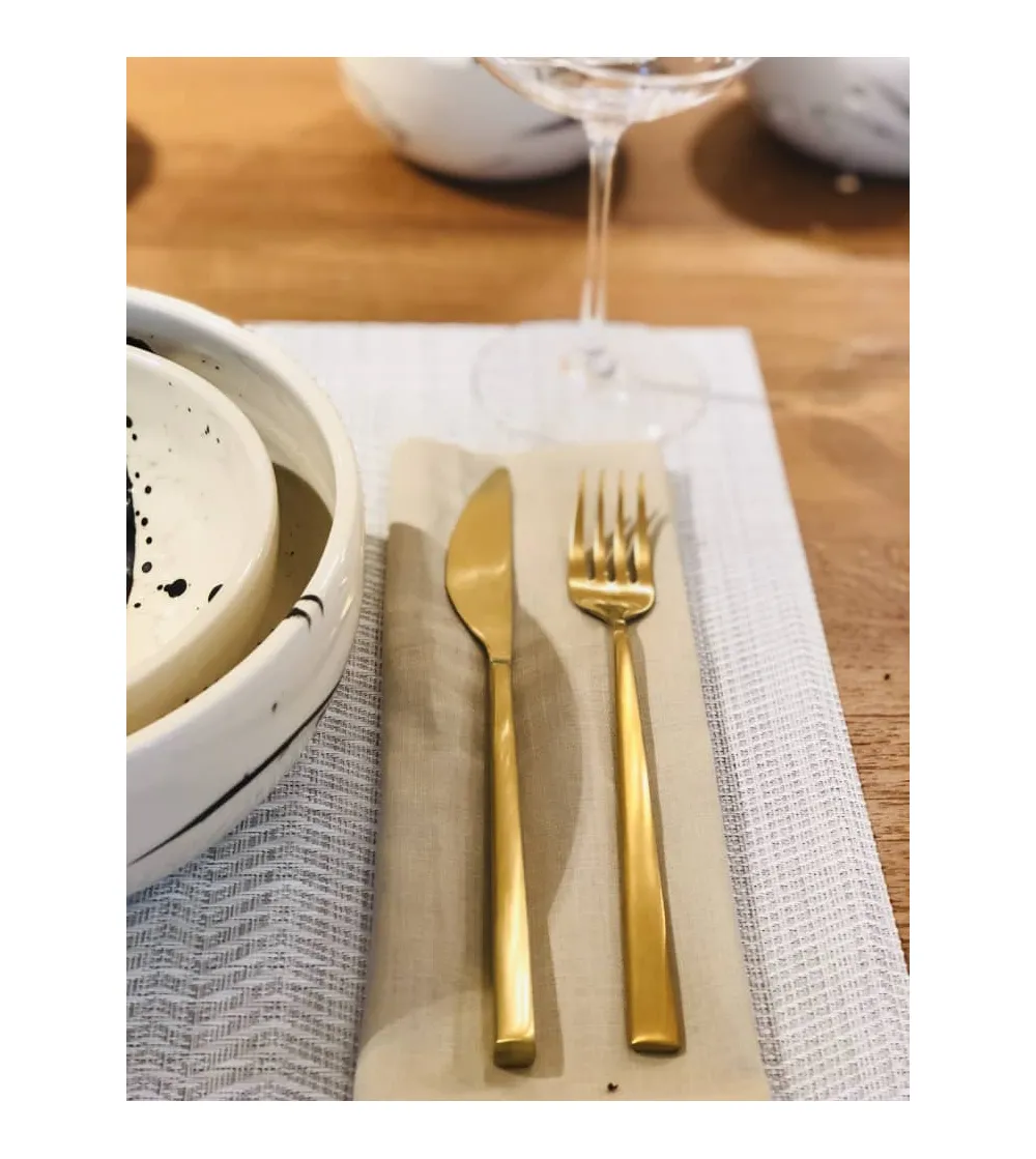 Servizio 24 Posate Atena Ice Oro - Mepra