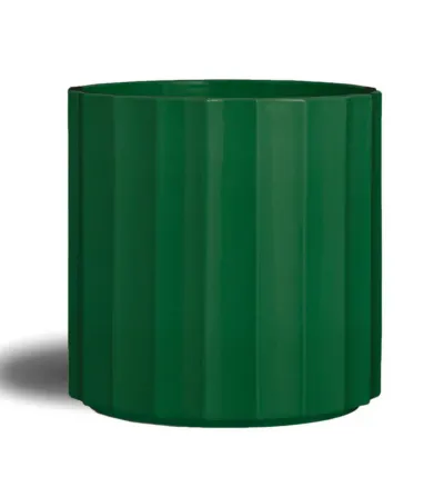 Bitossi Ceramiche - OBJ00012 Mittelgroße grüne Säulenvase...