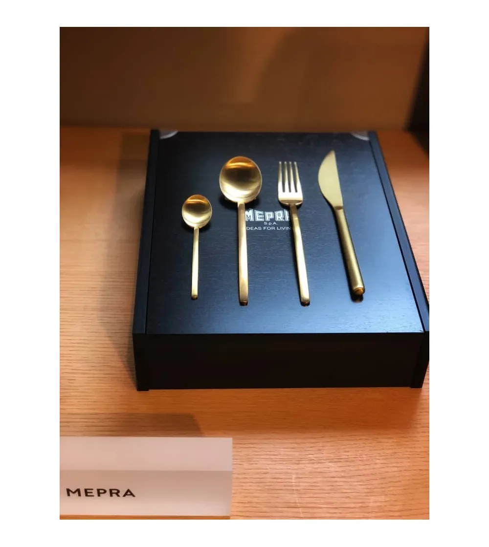 Servizio 24 Posate Due Ice Oro - Mepra