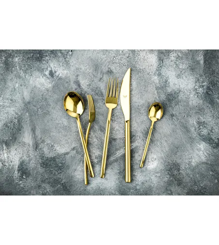 Mepra - Due Gold 24-teileges Besteckset