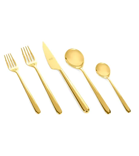 Mepra - Linea Gold 24-teiliges Besteckset