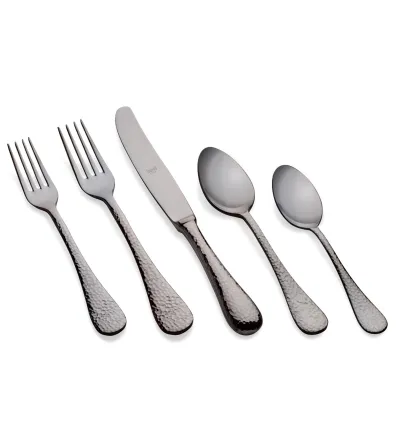 Mepra - Epoque Schwarzes Gold 24-teiliges Besteckset 2