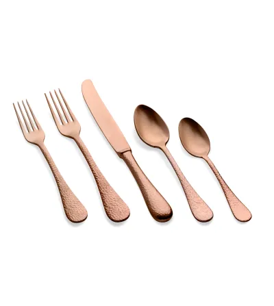 Ensemble de Couverts de 24 Pièces Epoque Étain Bronze -... 2