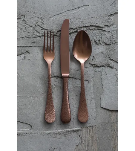 Mepra - Epoque Zinn Bronze 24-teiliges Besteckset