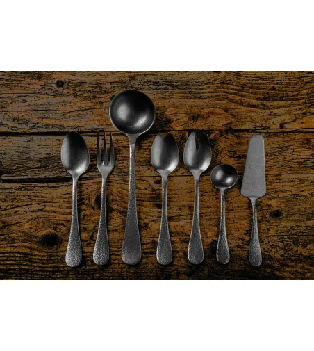 Juego de Cubiertos de 24 Piezas Epoque Peltre Oro Negro - Mepra