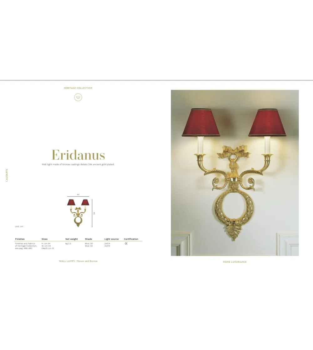 Laudarte - Eridanus Wall Lamp