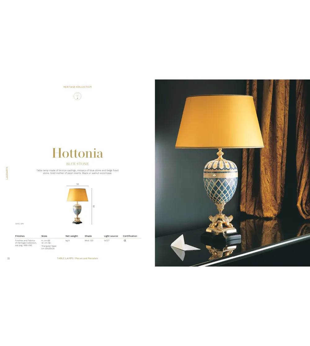 Lámpara de Mesa Hottonia - Laudarte