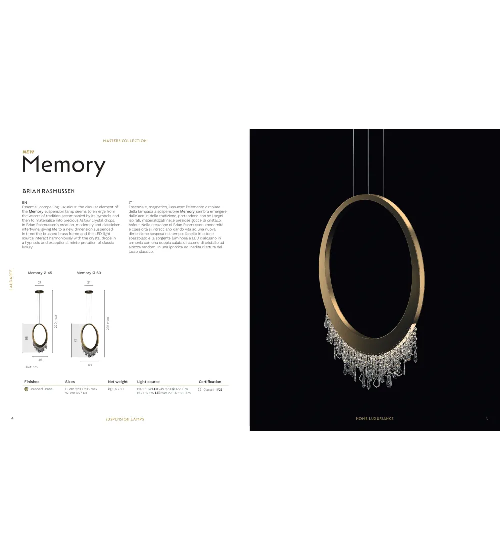 Laudarte - Memory Suspension Lamp