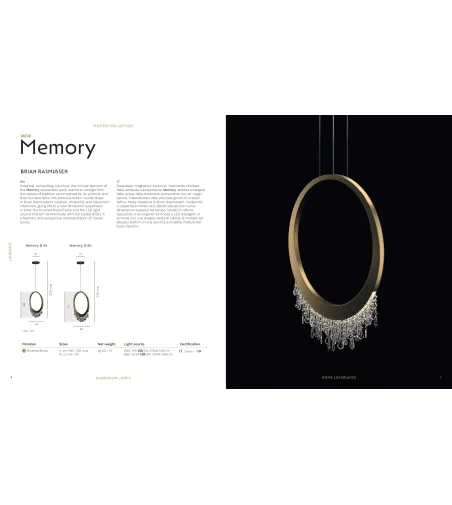 Lampada a Sospensione Memory - Laudarte
