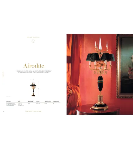 Lámpara de Mesa Afrodite - Laudarte