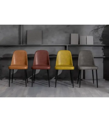 Stones - Set of 4 Tamara Bordeaux Chairs