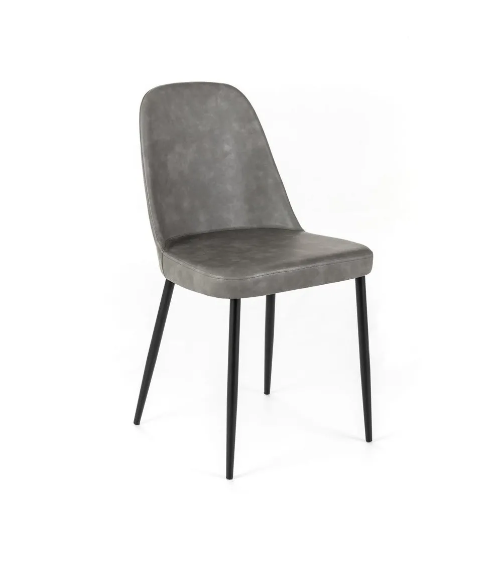 Ensemble de 4 Chaises Tamara Grises -...