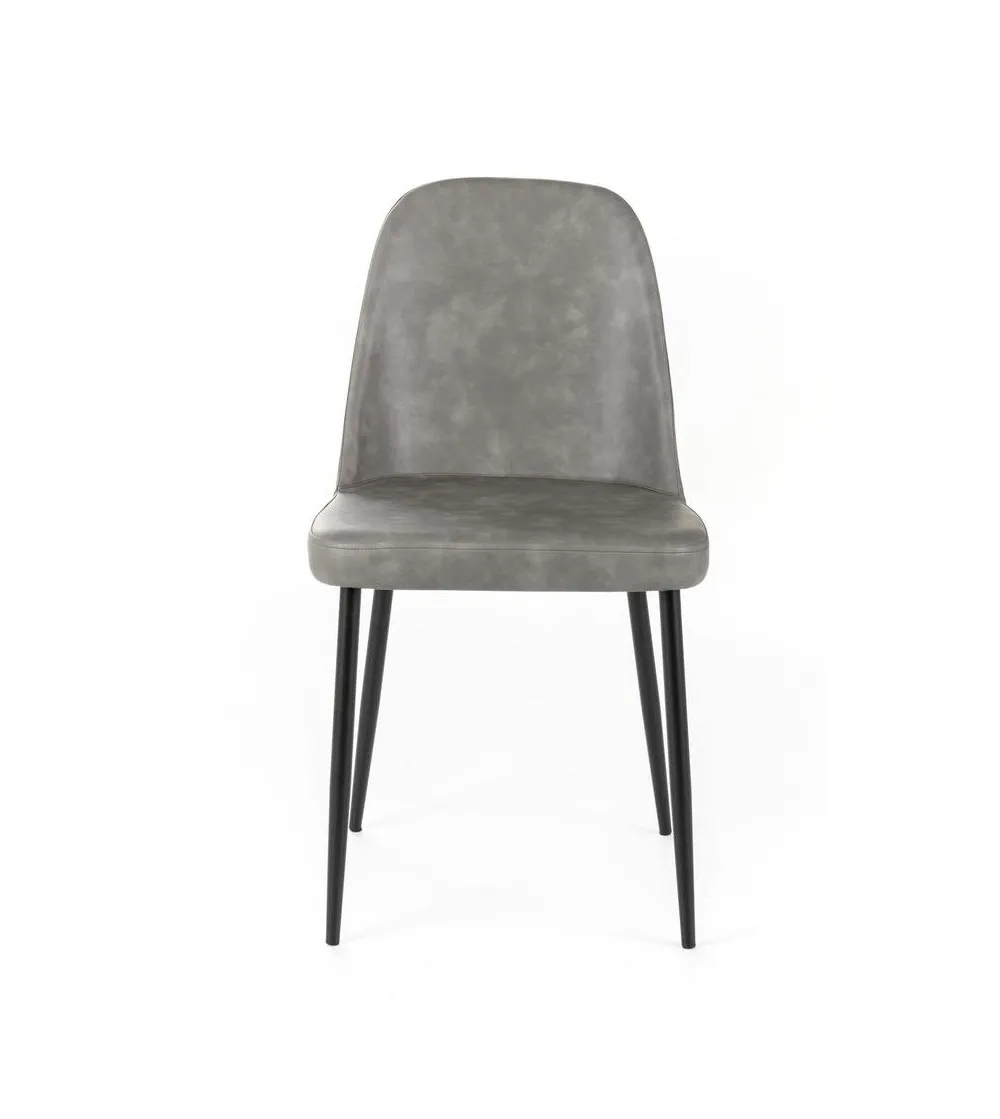 Ensemble de 4 Chaises Tamara Grises -...
