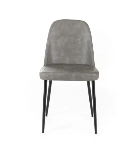 Ensemble de 4 Chaises Tamara Grises - Stones