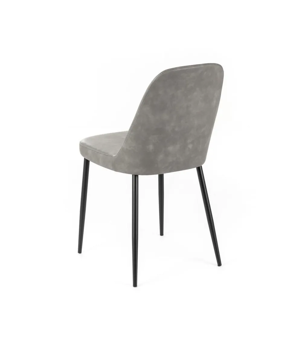 Ensemble de 4 Chaises Tamara Grises -...