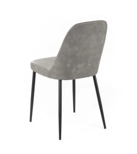 Ensemble de 4 Chaises Tamara Grises - Stones