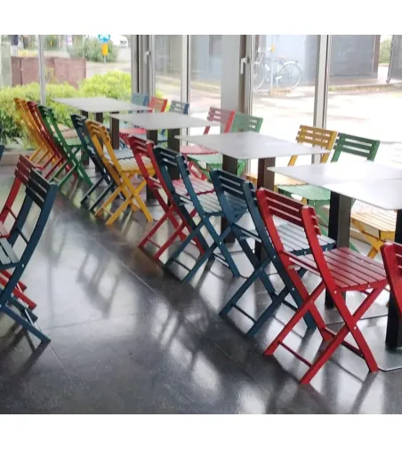 La Sedia Srl - Set of 4 Folding Chairs Ale1