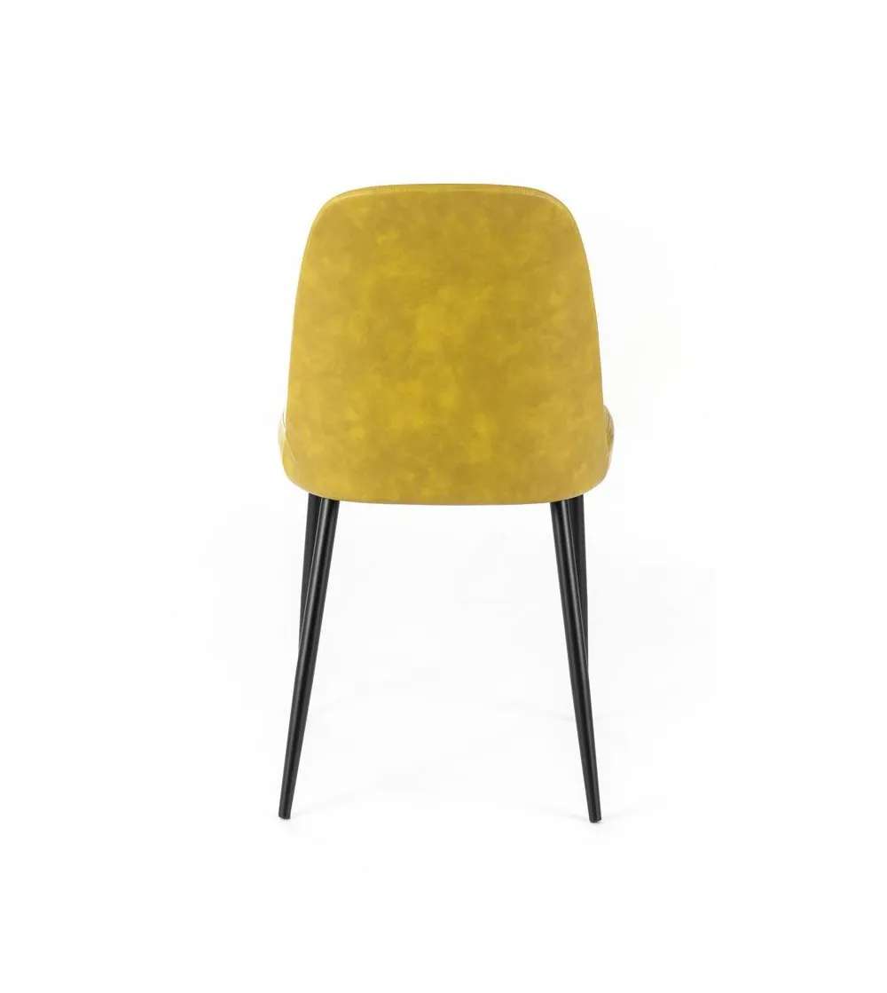 Ensemble de 4 Chaises Tamara Moutarde...