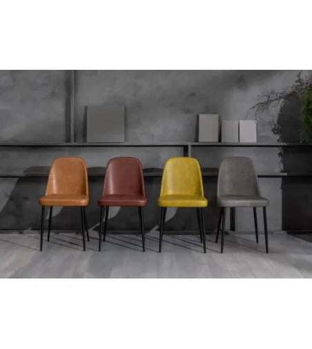 Stones - Set of 4 Tamara Mustard Chairs