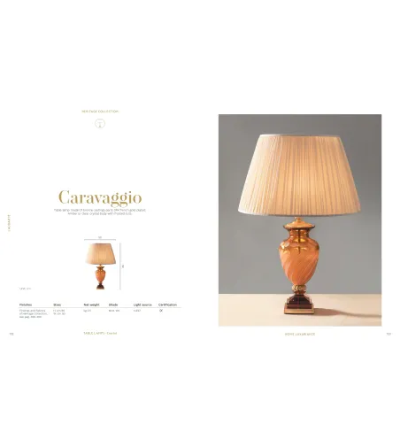 Lampe de Table Caravaggio - Laudarte