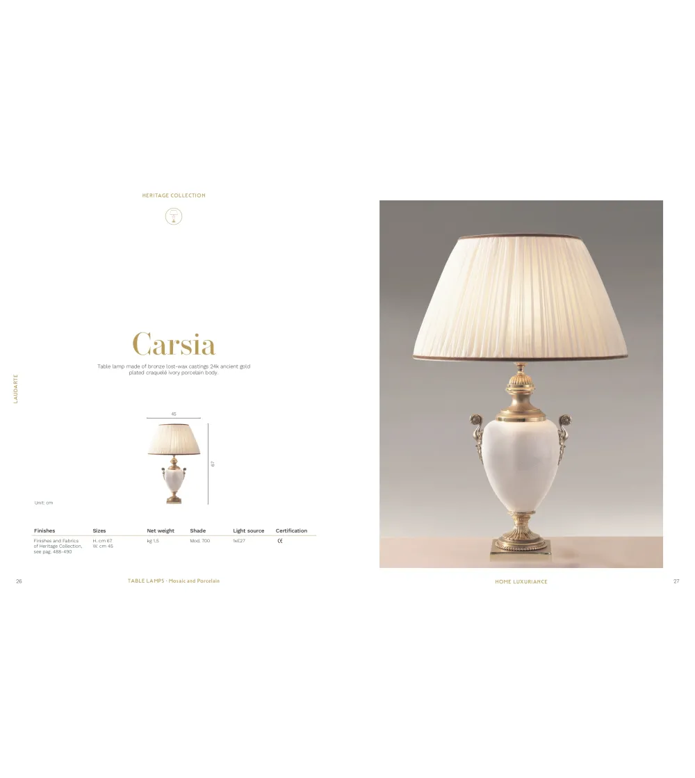 Laudarte - Carsia Tischlampe