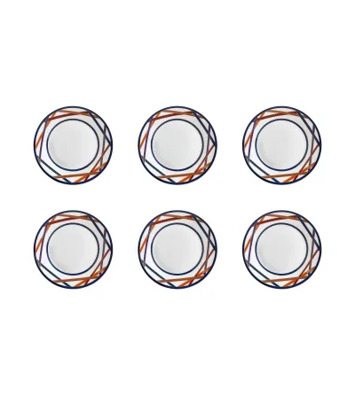 Missoni - Set mit 6 Nastri Multicolor Suppenteller