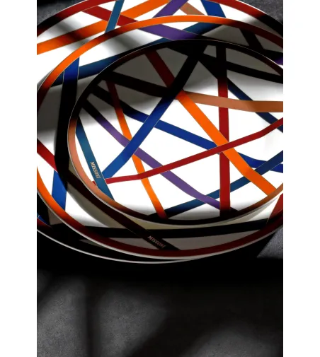 Juego de 6 Platos Hondos Nastri Multicolor - Missoni