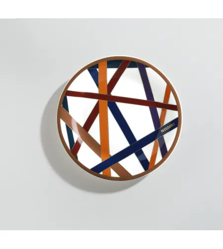 Missoni - Set of 6 Nastri Multicolor Bread or Butter Plates