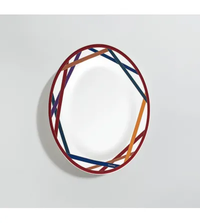 Plato Ovalado Nastri Multicolor - Missoni