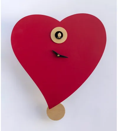 Pirondini - Cuore di Pirondini Kuckucks Wanduhr mit Pendel 2