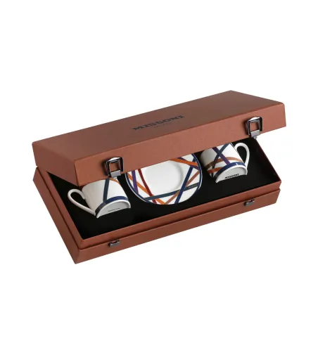 Luxury Box con 2 Tazze da Caffè Nastri Multicolor - Missoni