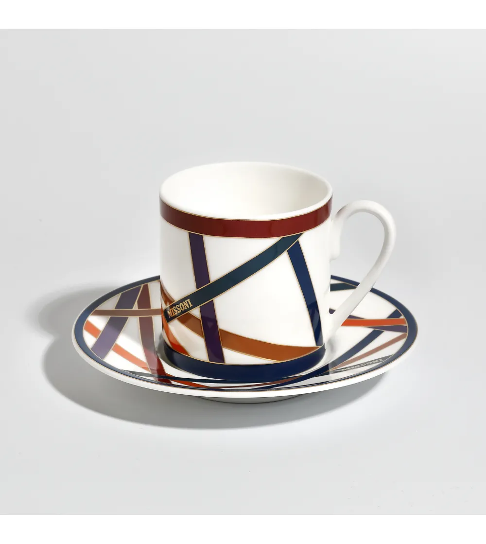 Servizio Caffè 15 Pezzi Nastri...