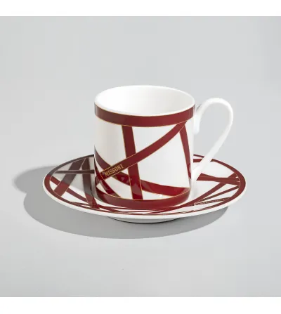 Missoni - Luxury Box mit 2 Nastri Bordeaux Kaffeetassen 2